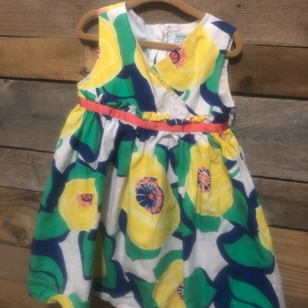 Yellow Flowered Dress